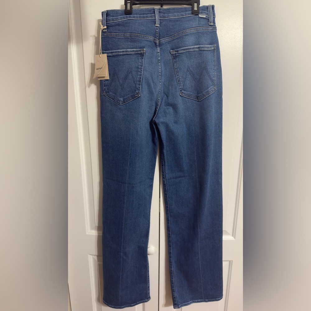 MOTHER Blue Flare & Wide Leg Jeans - Picture 4 of 5